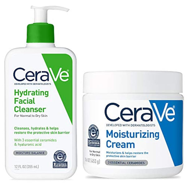 CeraVe Moisturizing Cream and Hydrating cleanser Set