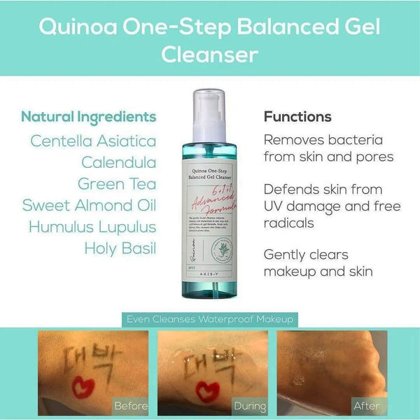 Quinoa One Step Balanced Gel Cleanser