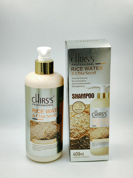 Chirs's Rice Water & Chia Seed Shampoo 400 Ml