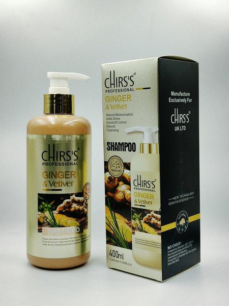 Chirs's Professional Ginger & Vetiver Shampoo 400ml