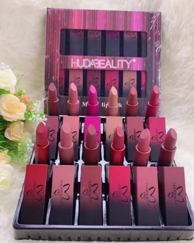 Huda Beauty Lipstick 12 Pcs